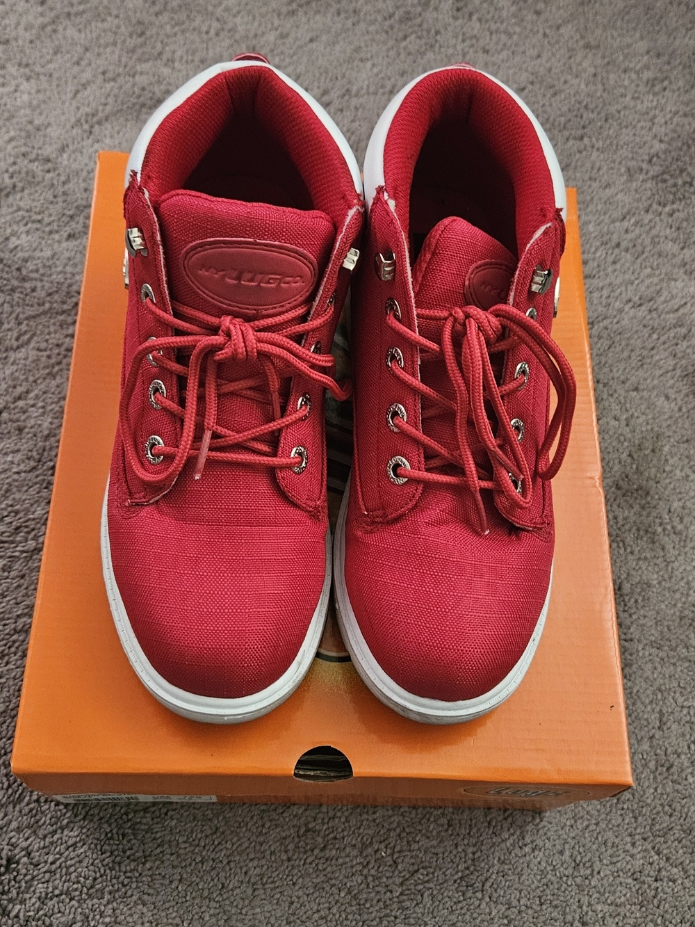 Lugz Red Ripstop Boots - Picture 4 of 6